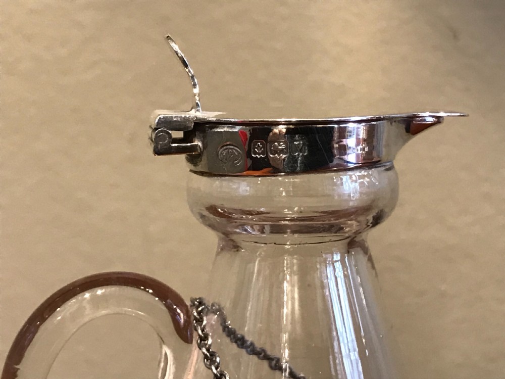 George V Silver Whisky Noggin by Hukin & Heath View V