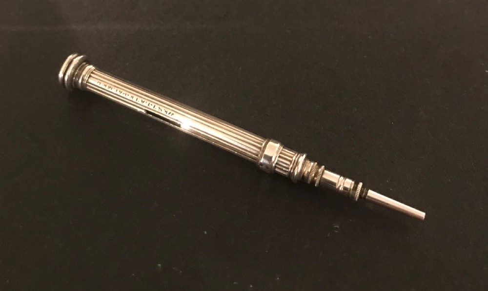 Victorian Silver Pencil by Fitzmaurice West  View III