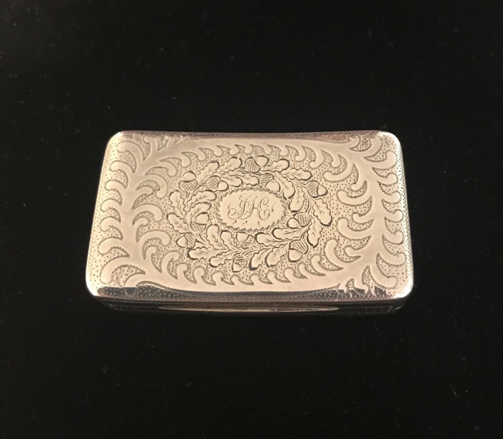 Stunning George III Silver Snuff Box 
