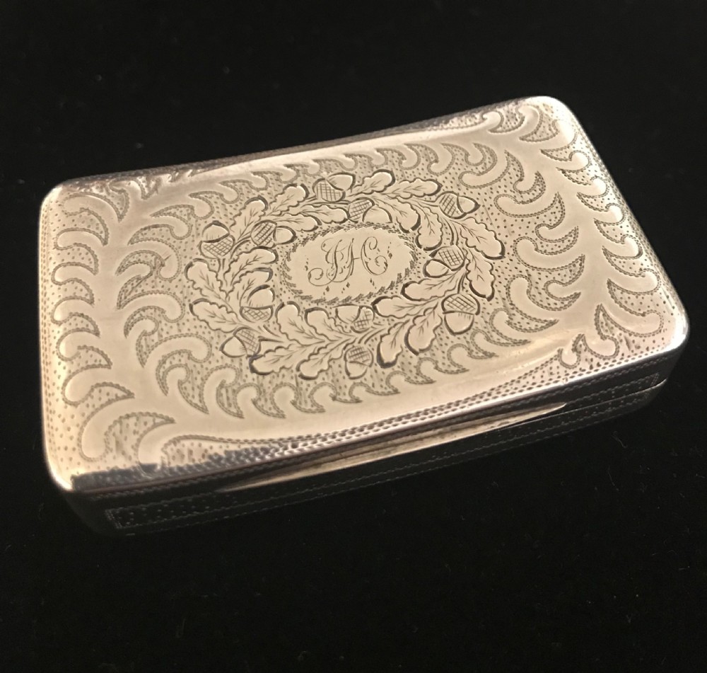 Stunning George III Silver Snuff Box  View III