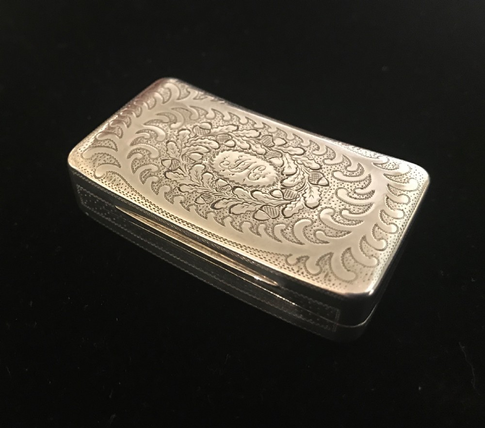 Stunning George III Silver Snuff Box  View IV