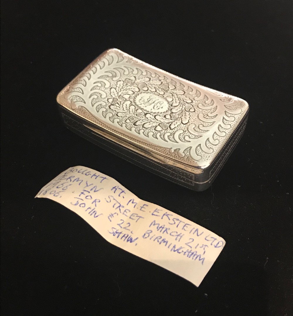 Stunning George III Silver Snuff Box  View VII