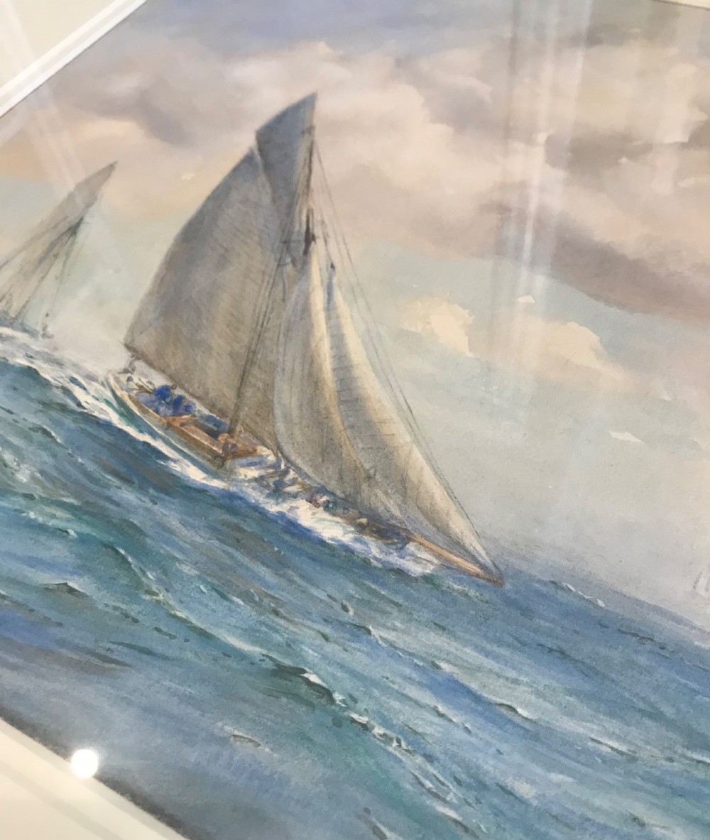 John Ernest Aitken Watercolour  (1881 - 1957) View IV