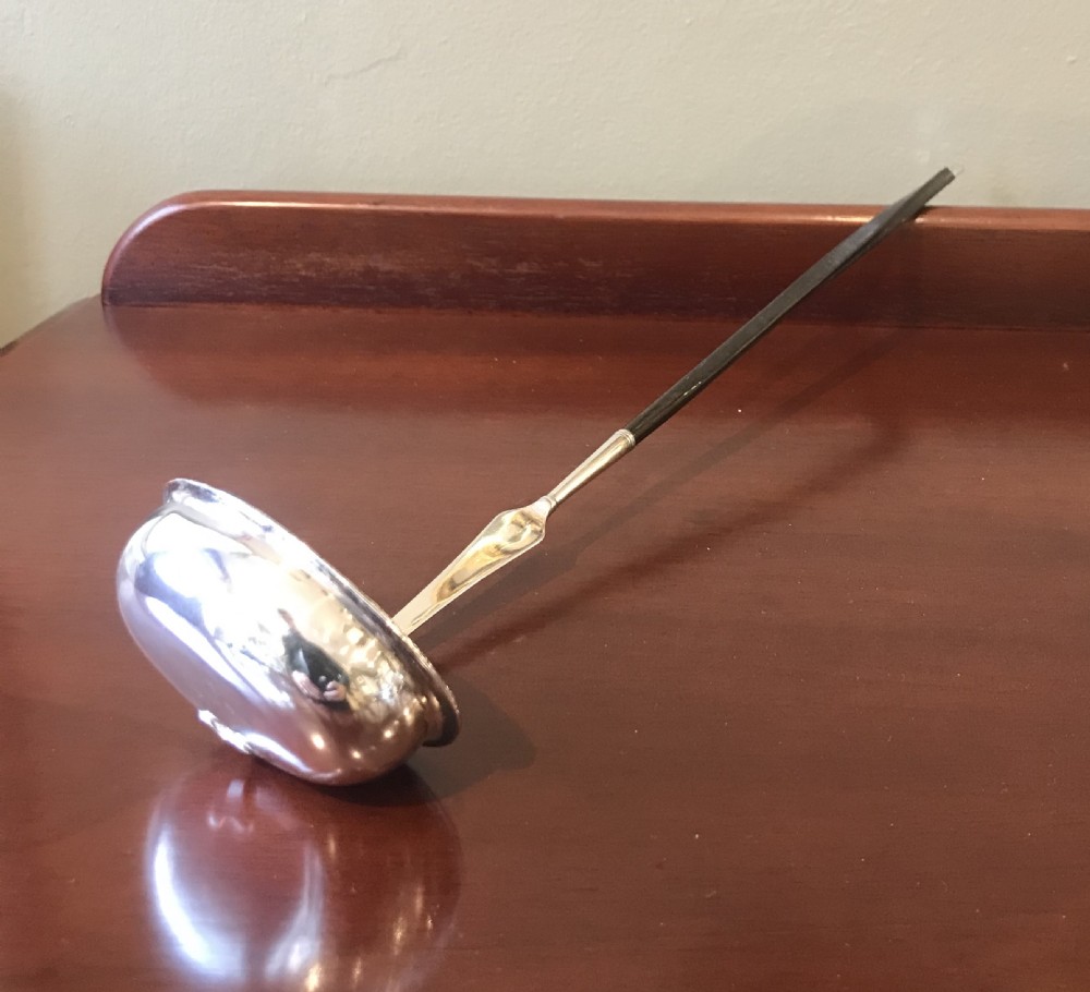 George III Silver Toddy Ladle View II