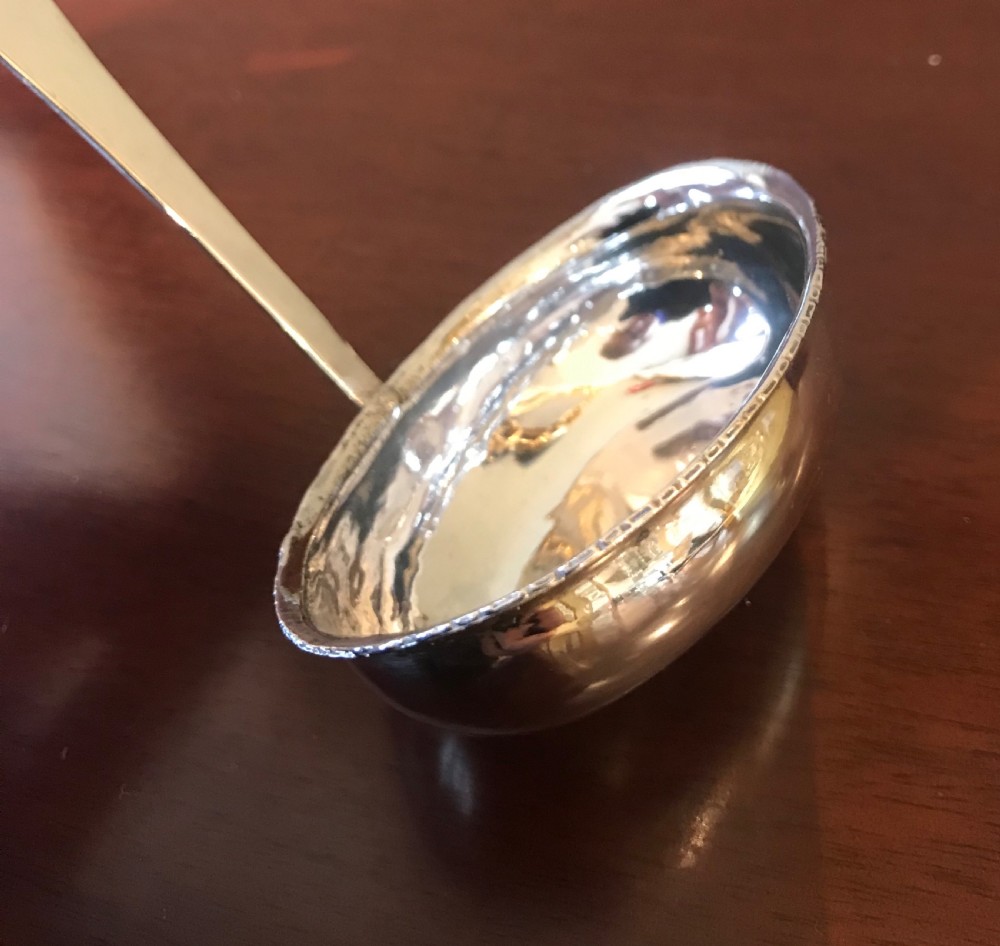 George III Silver Toddy Ladle View V