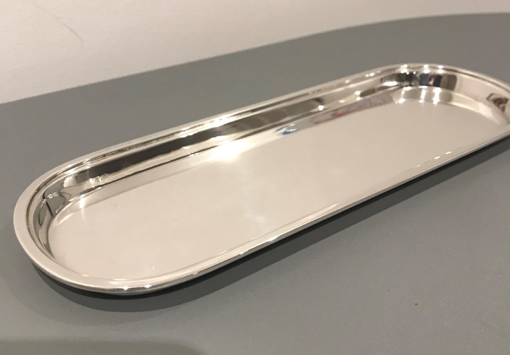 Superb Quality Silver Pen Tray, Mappin & Webb View IV