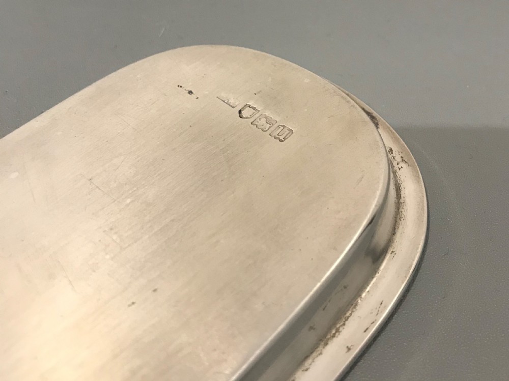 Superb Quality Silver Pen Tray, Mappin & Webb View VI