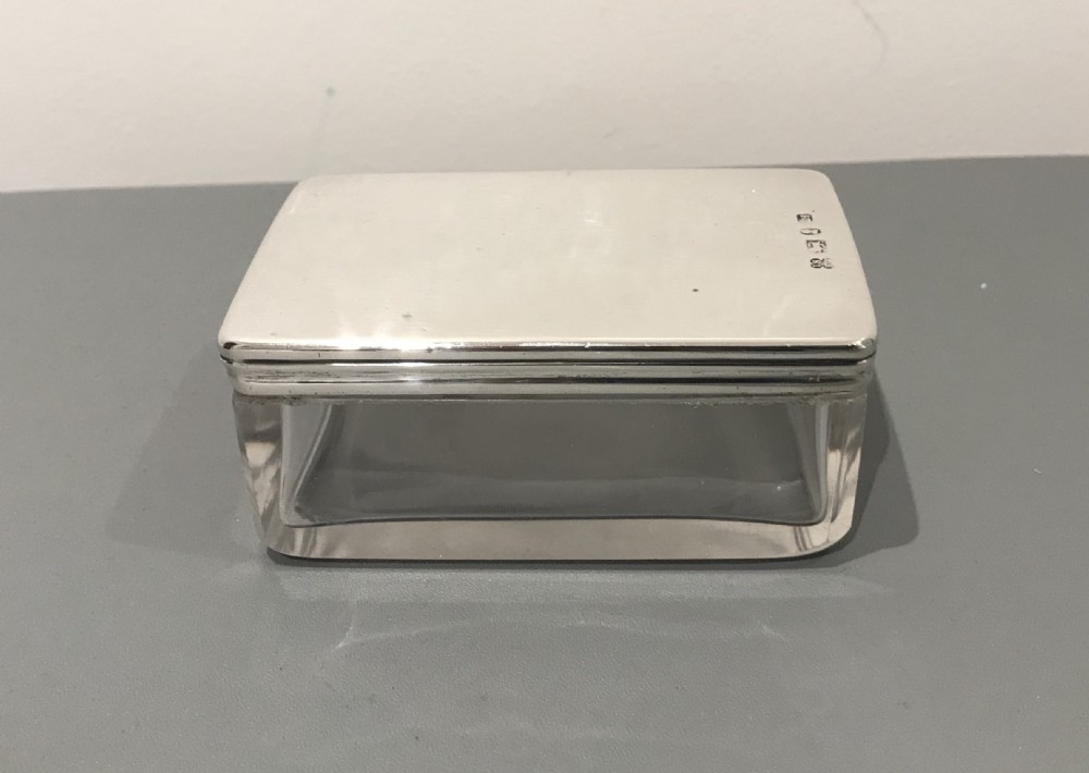 Quality George IV Silver Topped Dressing Table Jar, 1829 View III