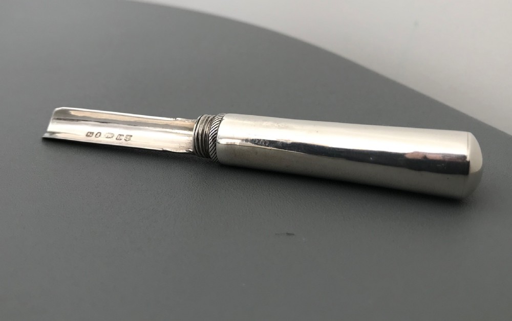 William IV silver apple corer, 1831 View III