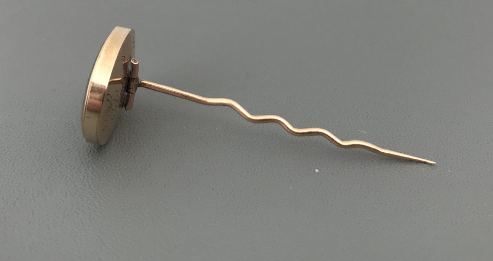 Rare George III Gold Memorial Stick Pin View II