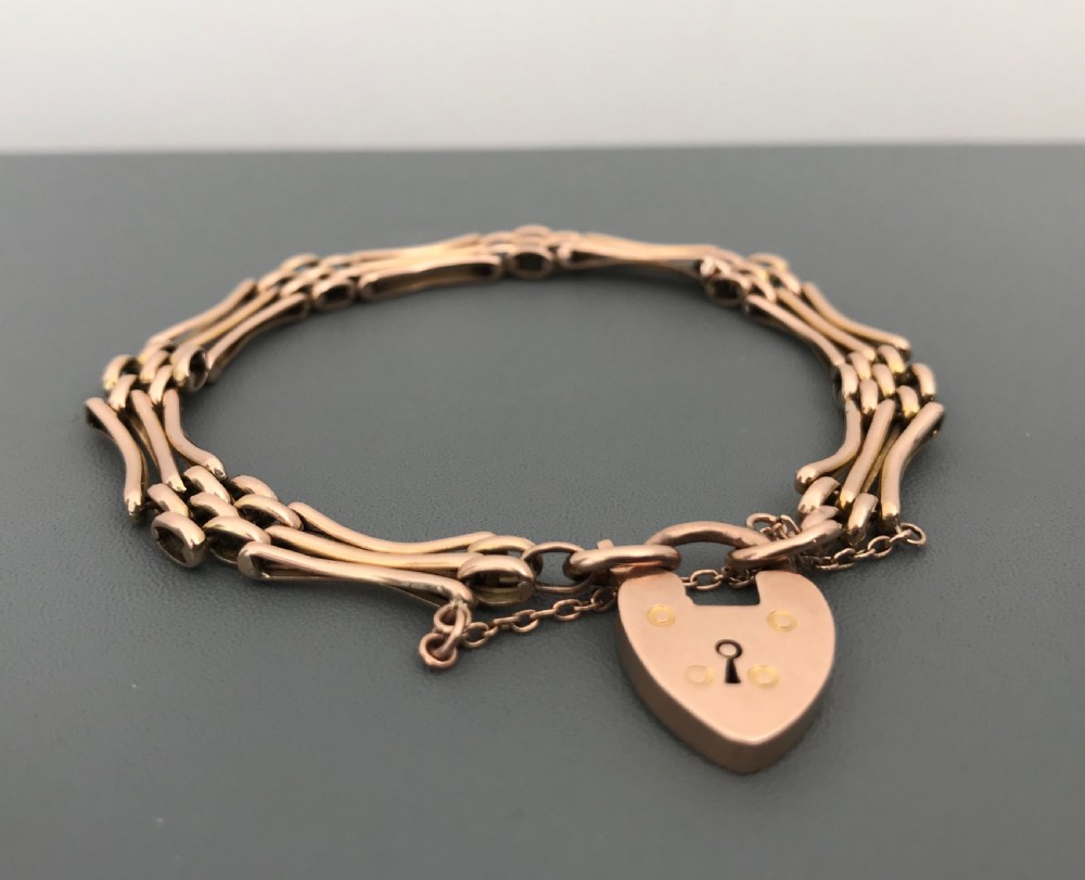 George VI Gold Gate Bracelet View II