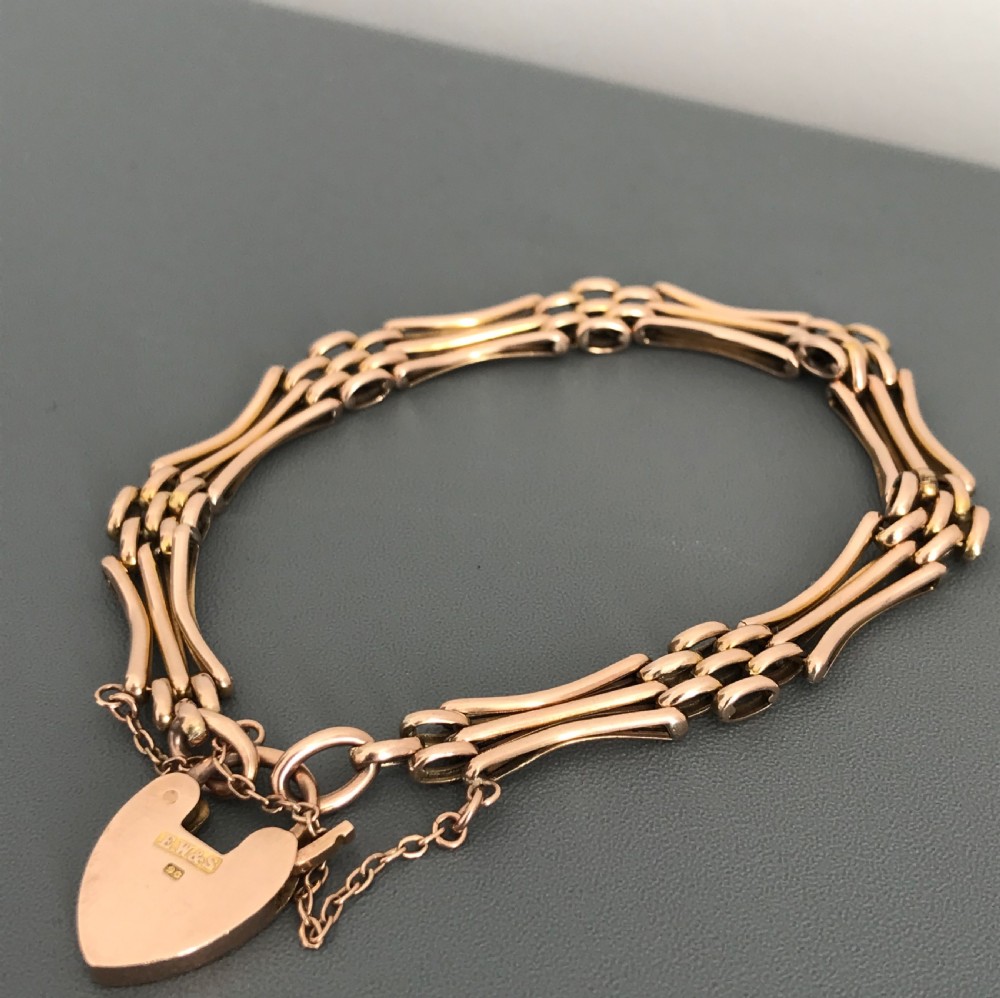 George VI Gold Gate Bracelet View III