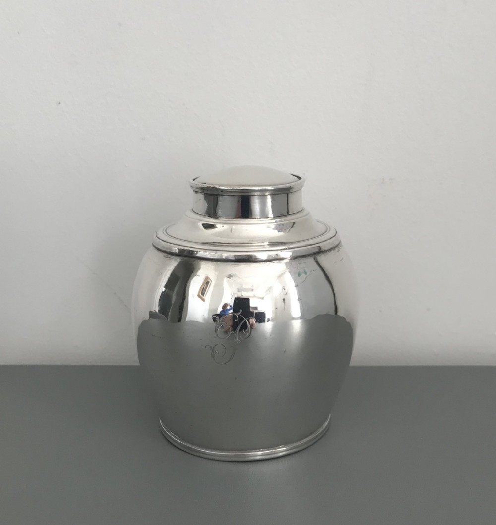 George III Old Sheffield Plate Tea Caddy