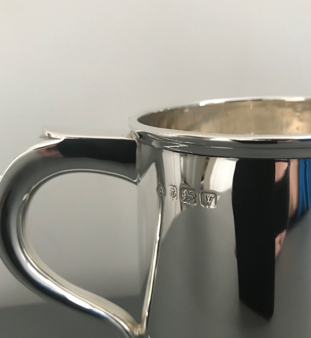 Solid Silver Pint Tankard View II