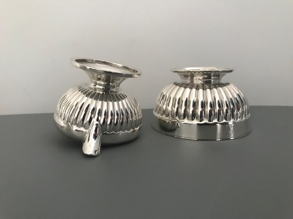 Victorian Solid Silver Sugar & Cream Set View VII