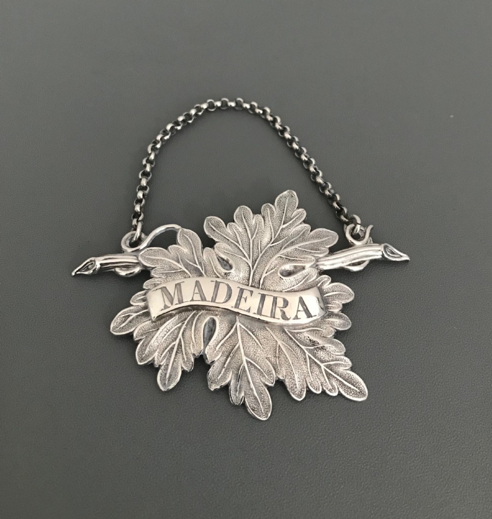 William IV Silver Madeira Label