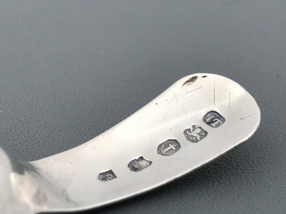 George III Silver Caddy Spoon View V