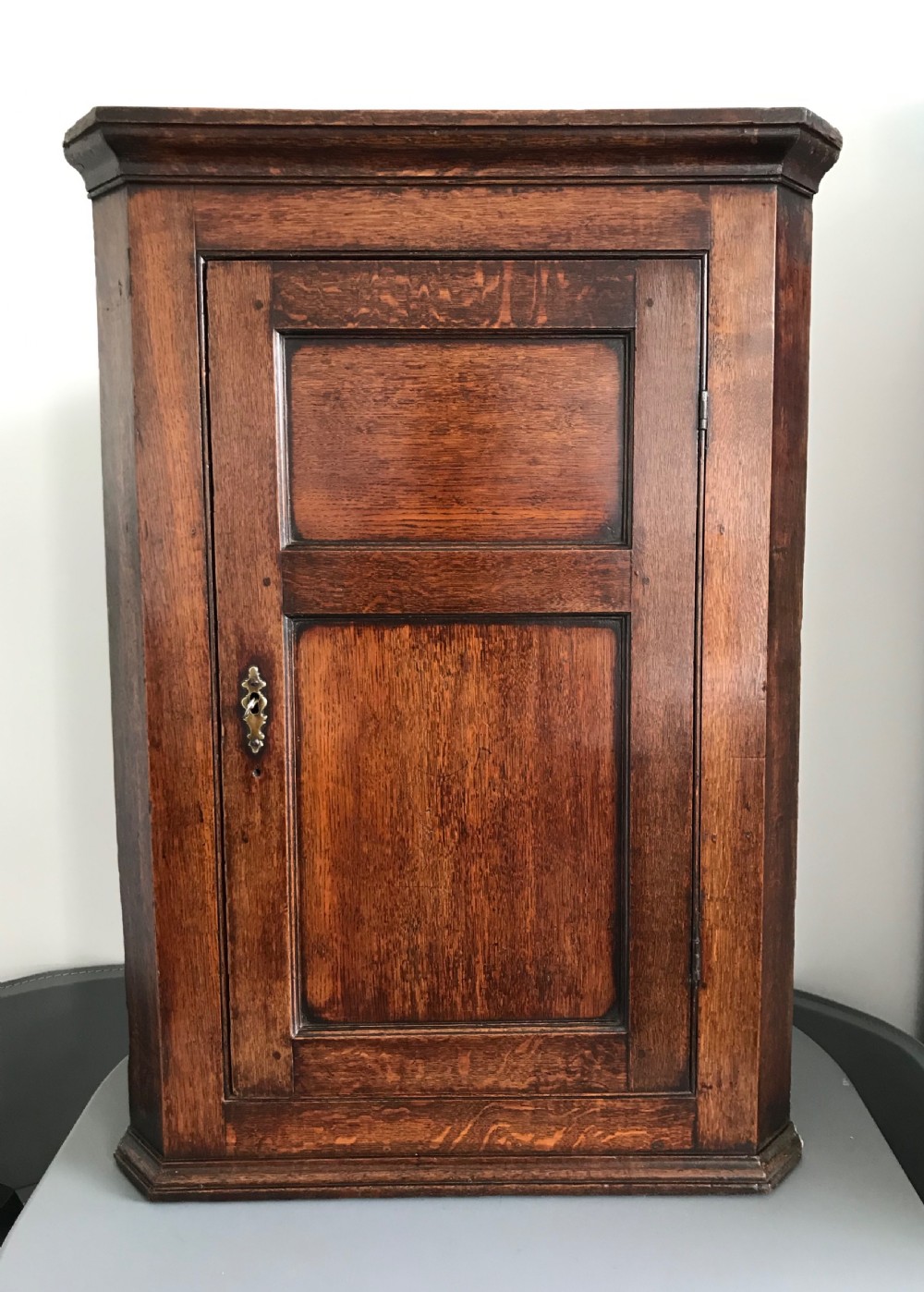 Georgian Oak Corner Cupboard View II