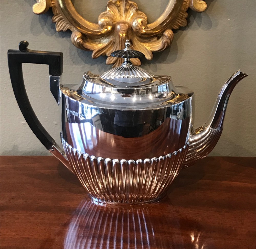 Stunning Victorian Solid Silver Four Piece Tea and Coffee Set Service  View VIII