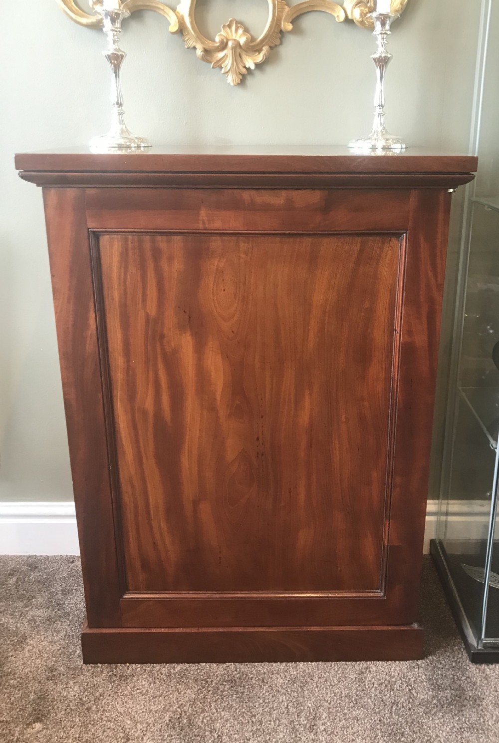 Regency Mahogany Pedestal Cabinet