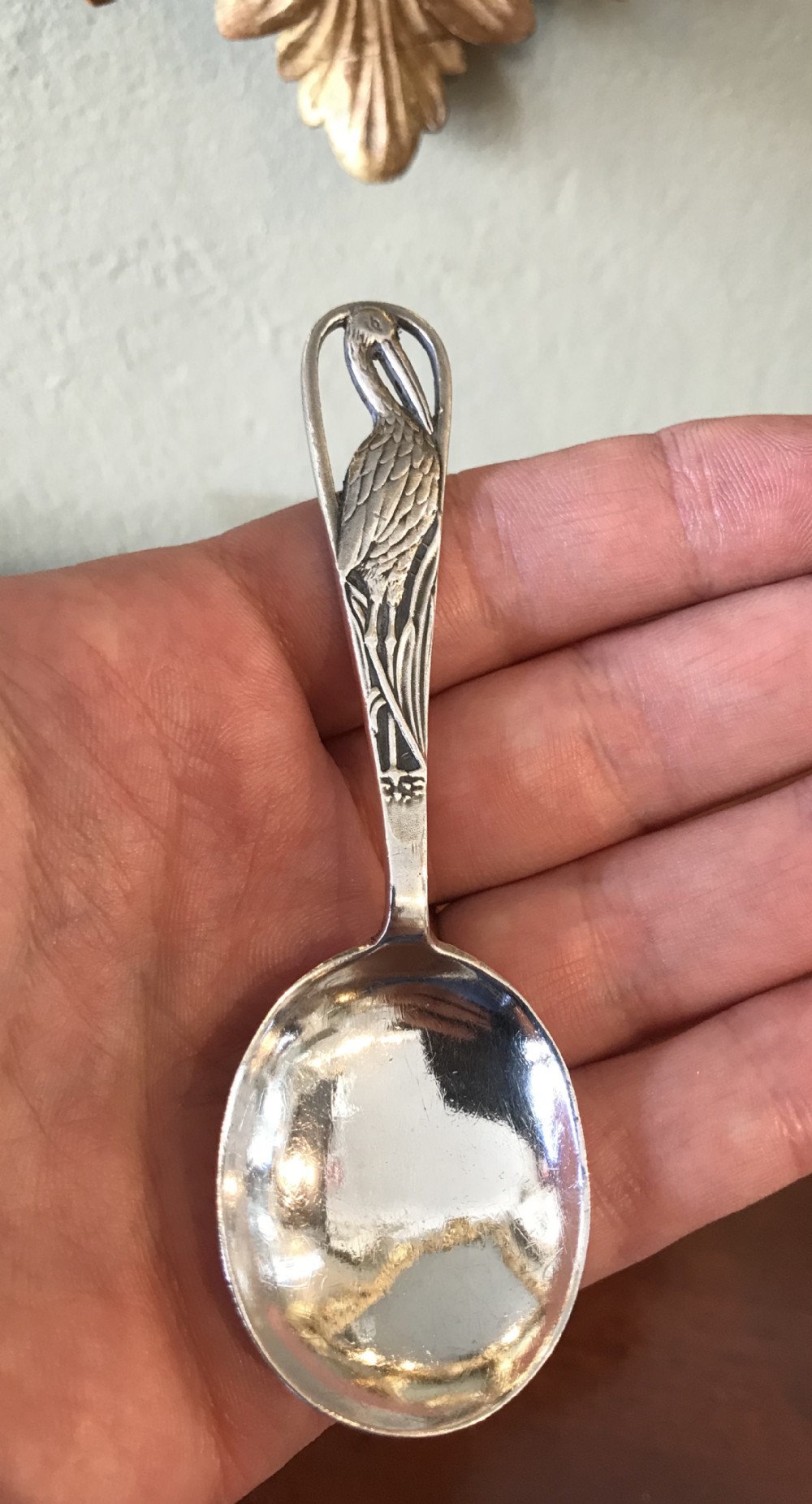 Delightful Chester Silver Caddy Spoon