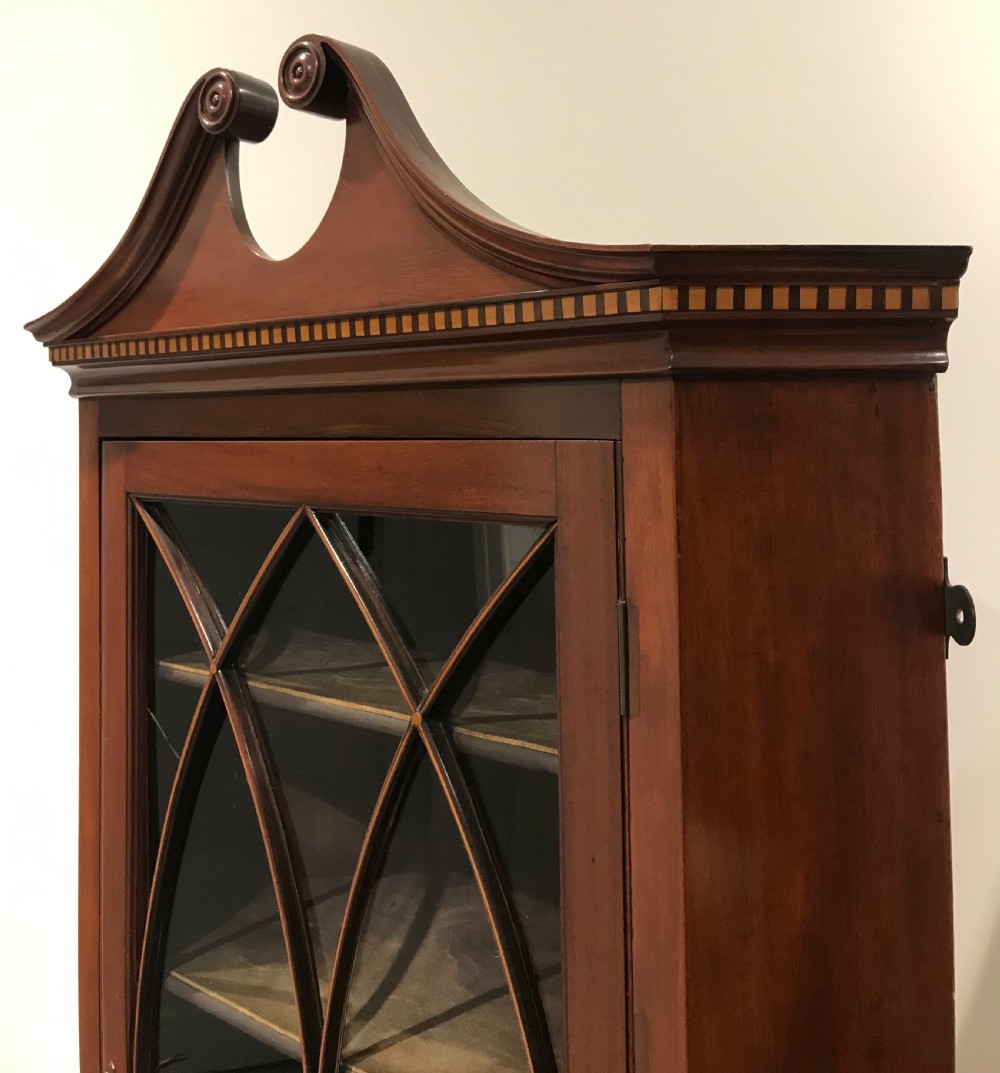 Quality Mahogany Corner Cupboard  View IV