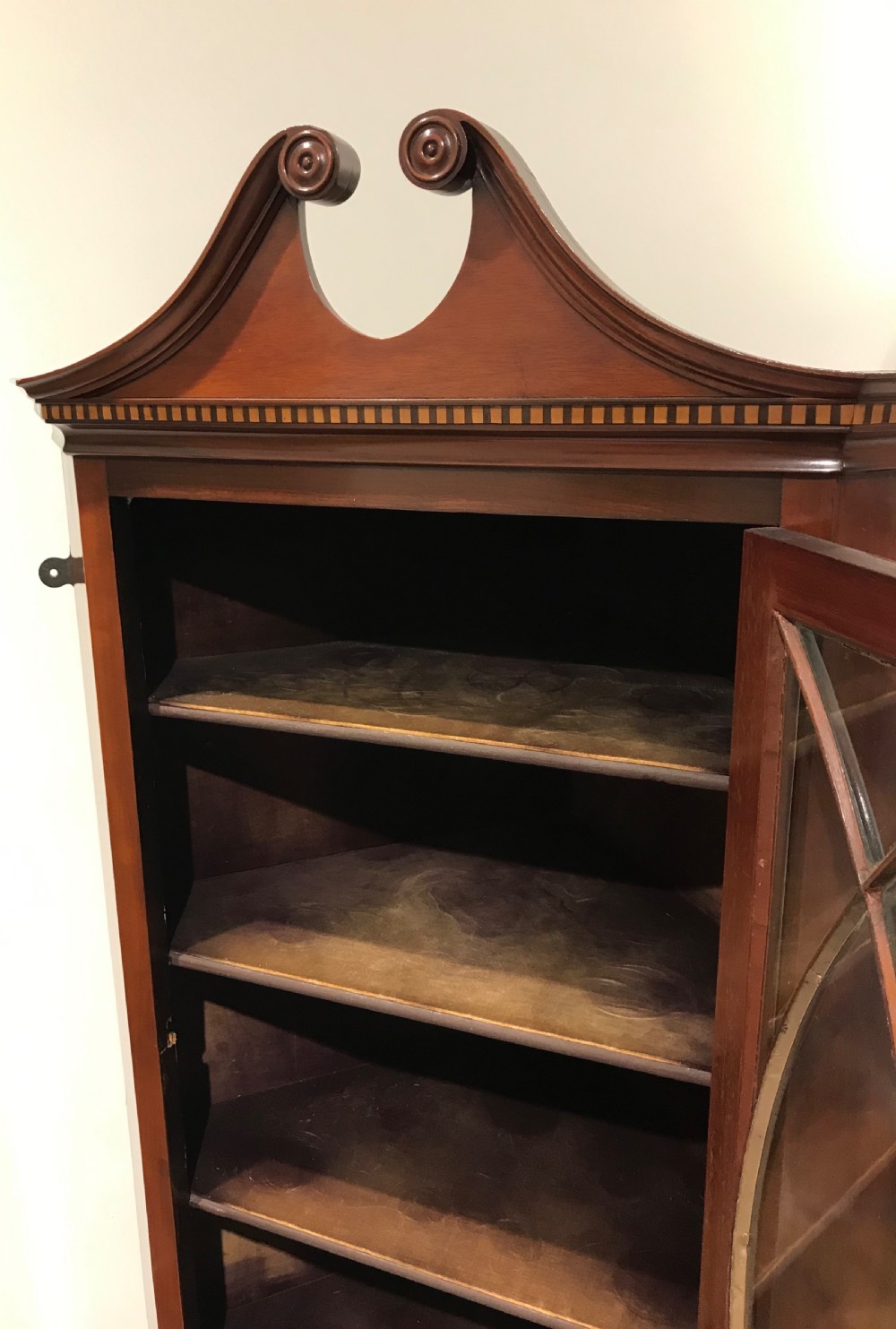 Quality Mahogany Corner Cupboard  View VII