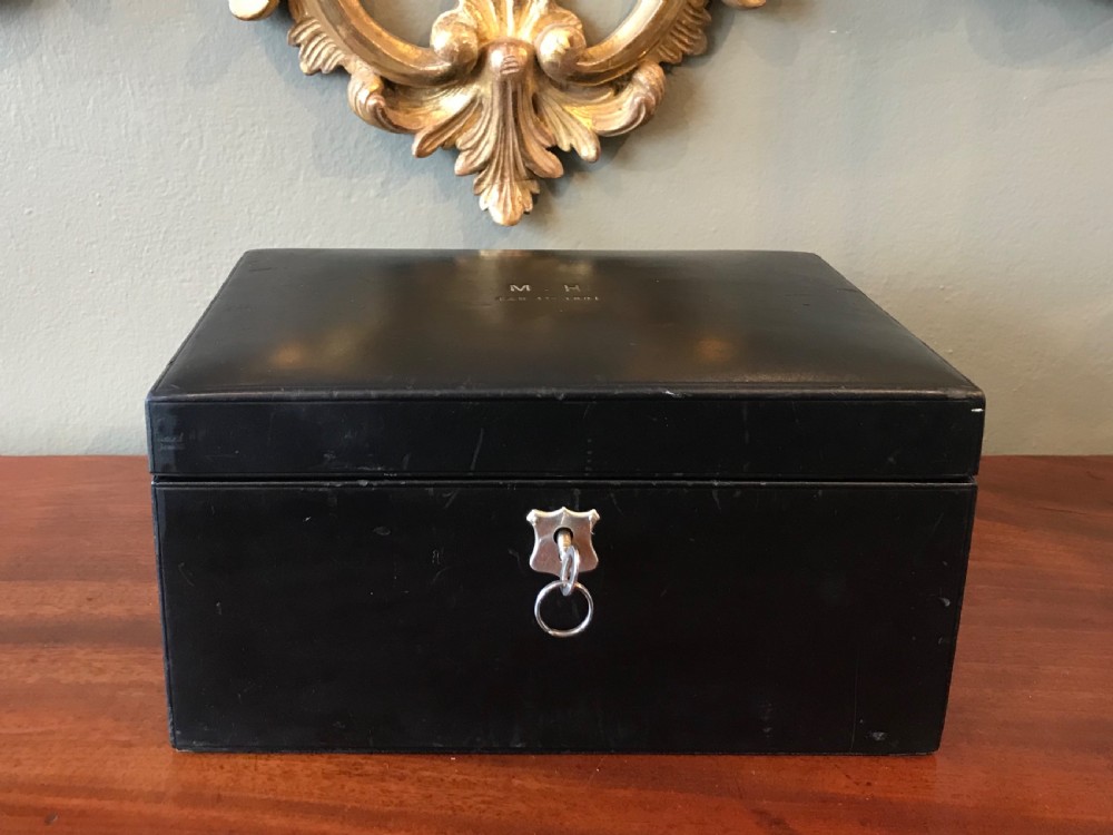 Victorian Leather Jewellery Box by H. Greaves View II