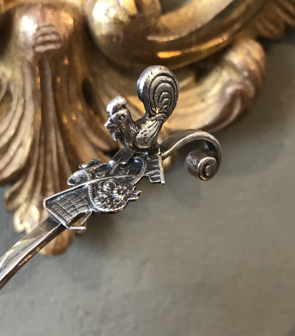 Victorian Silver Caddy Spoon, 1897 View III