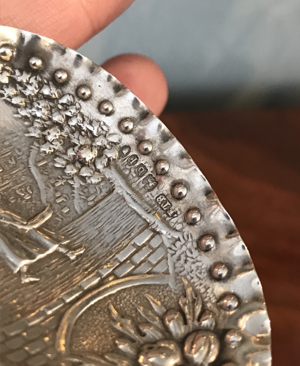 Victorian Silver Caddy Spoon, 1897 View IV