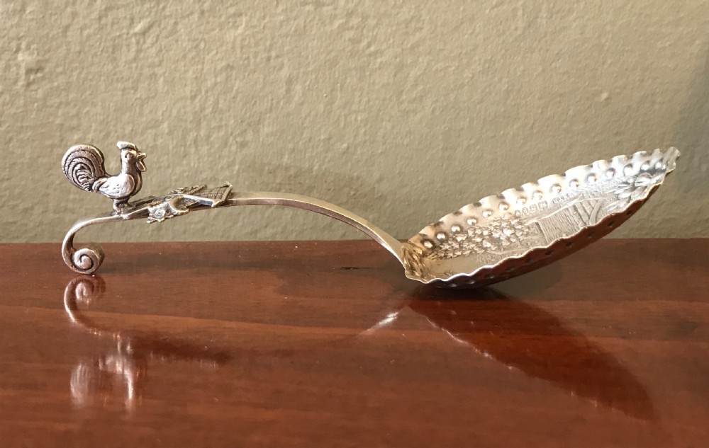 Victorian Silver Caddy Spoon, 1897 View VI