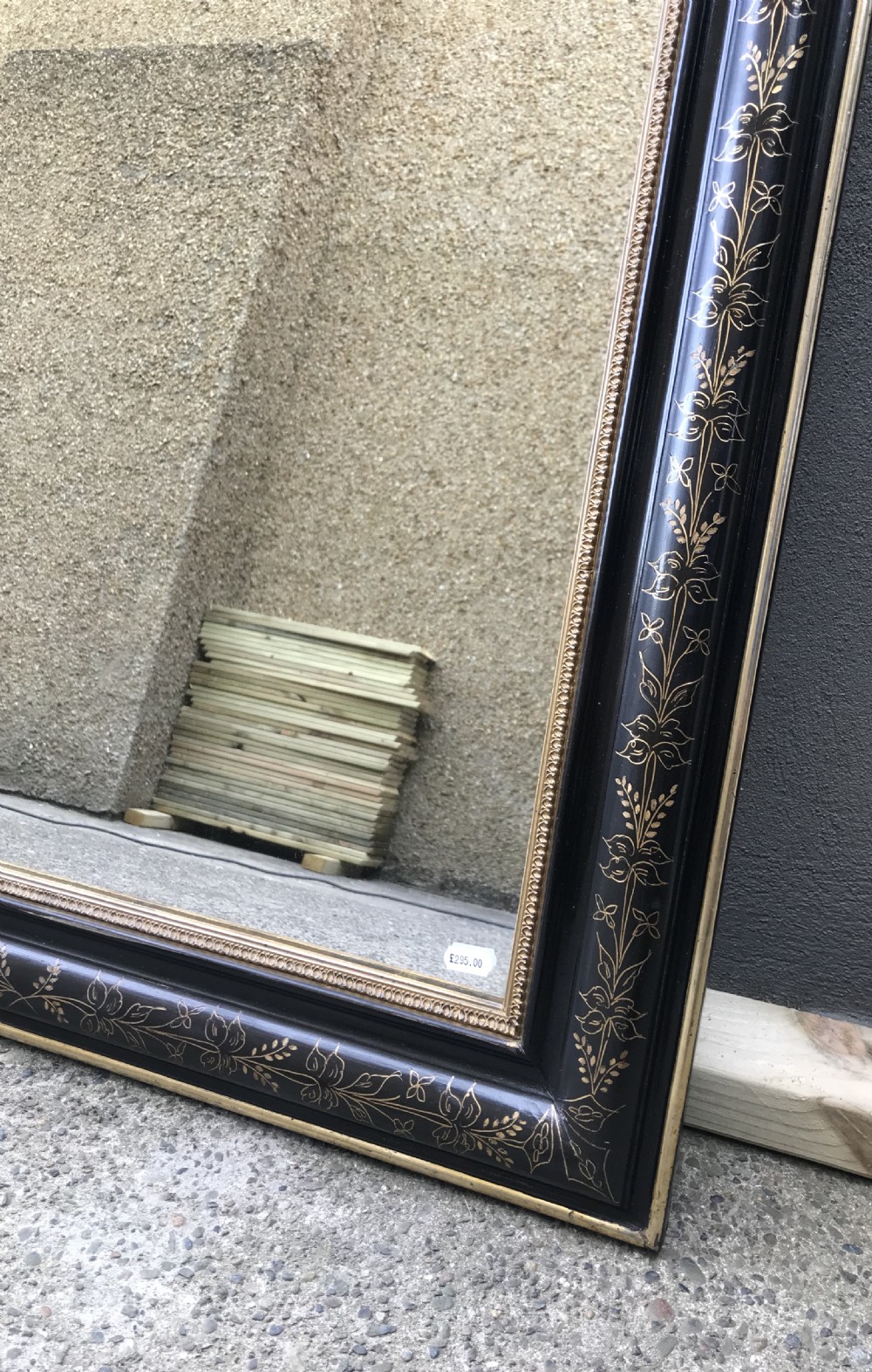 Attractive Victorian Ebonised and Gilt Mirror View IV