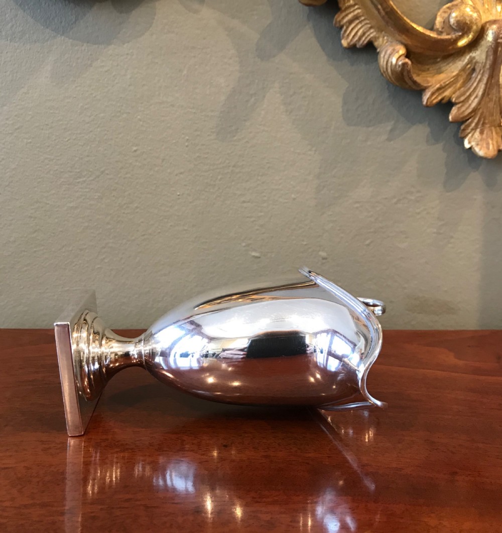 Attractive Solid Silver Cream Jug View II