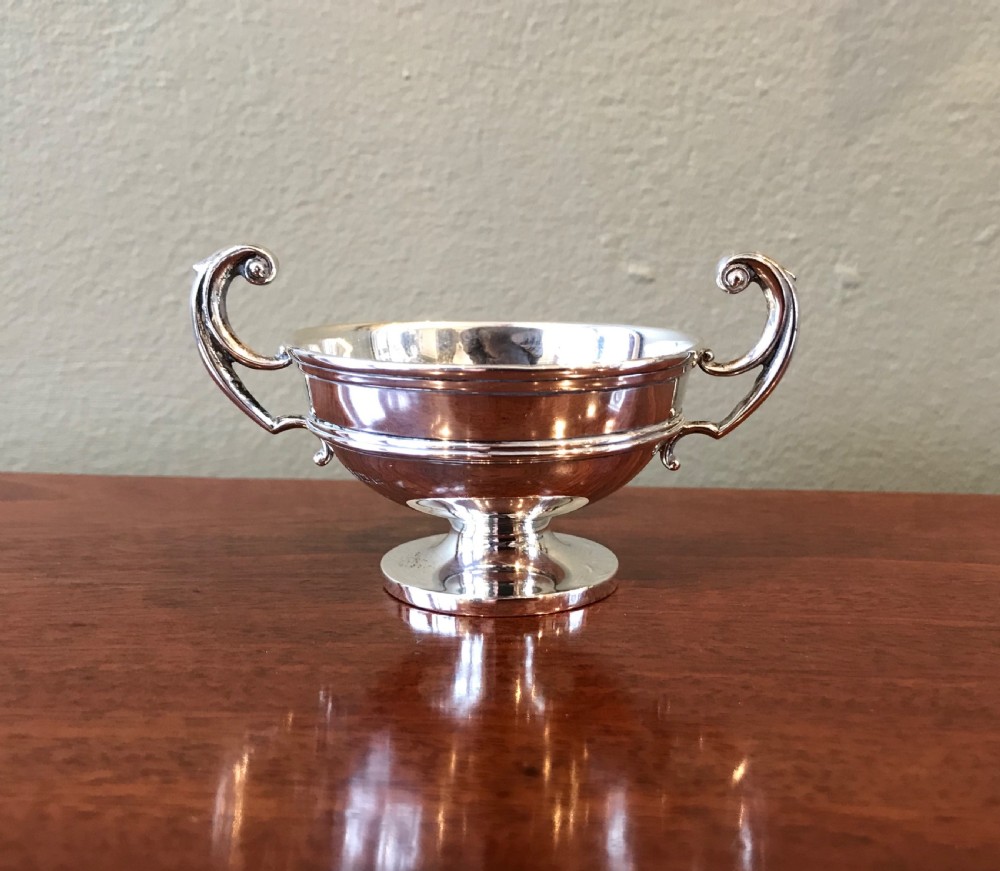 Miniature solid silver trophy, 1909 View III