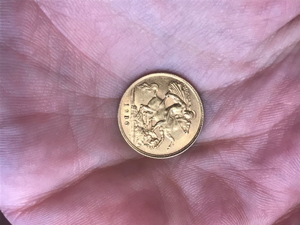 Edward VII Gold Half Sovereign 