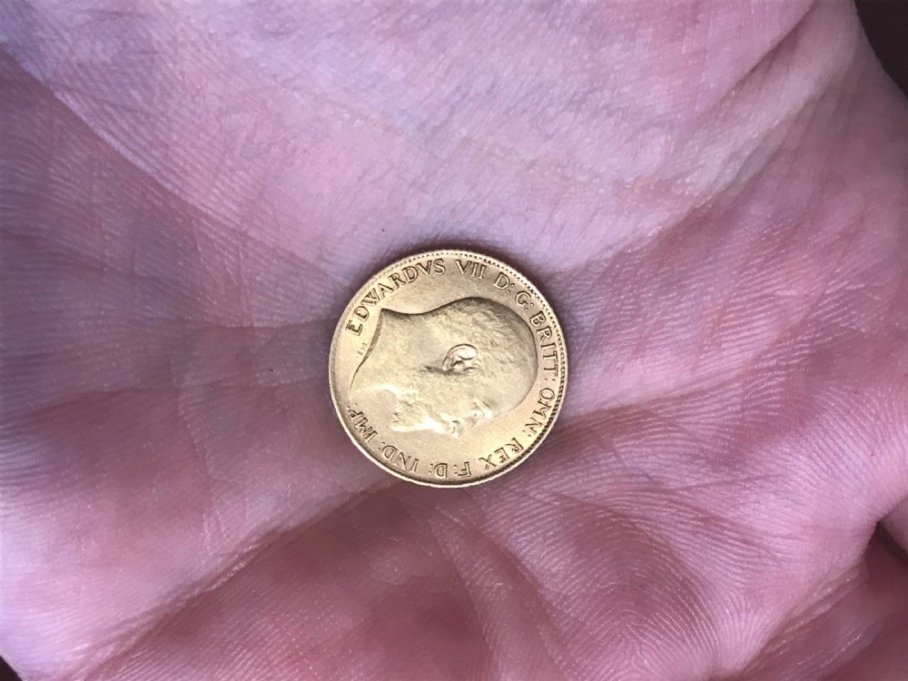 Edward VII Gold Half Sovereign  View II