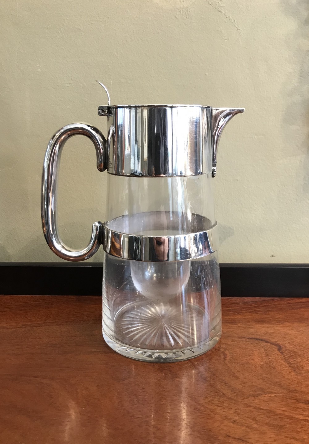 Art Deco Silver Plated Lemonade Jug by Mappin & Webb