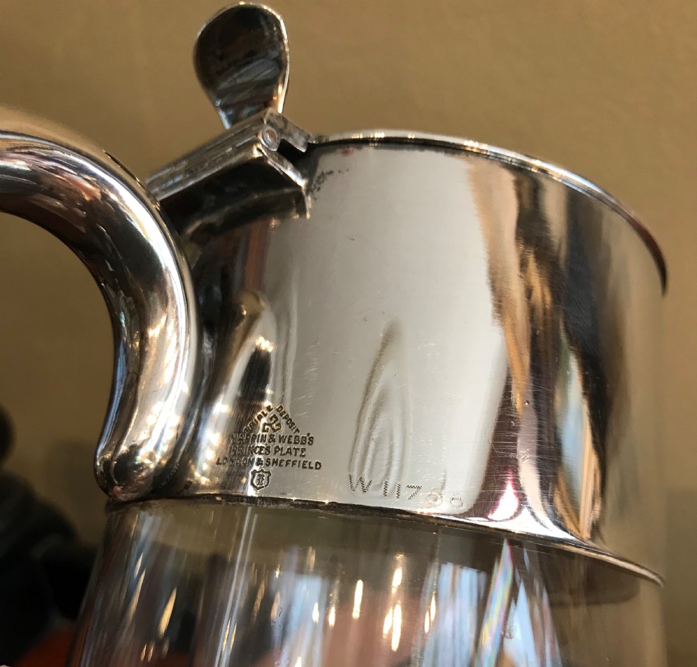 Art Deco Silver Plated Lemonade Jug by Mappin & Webb View VI