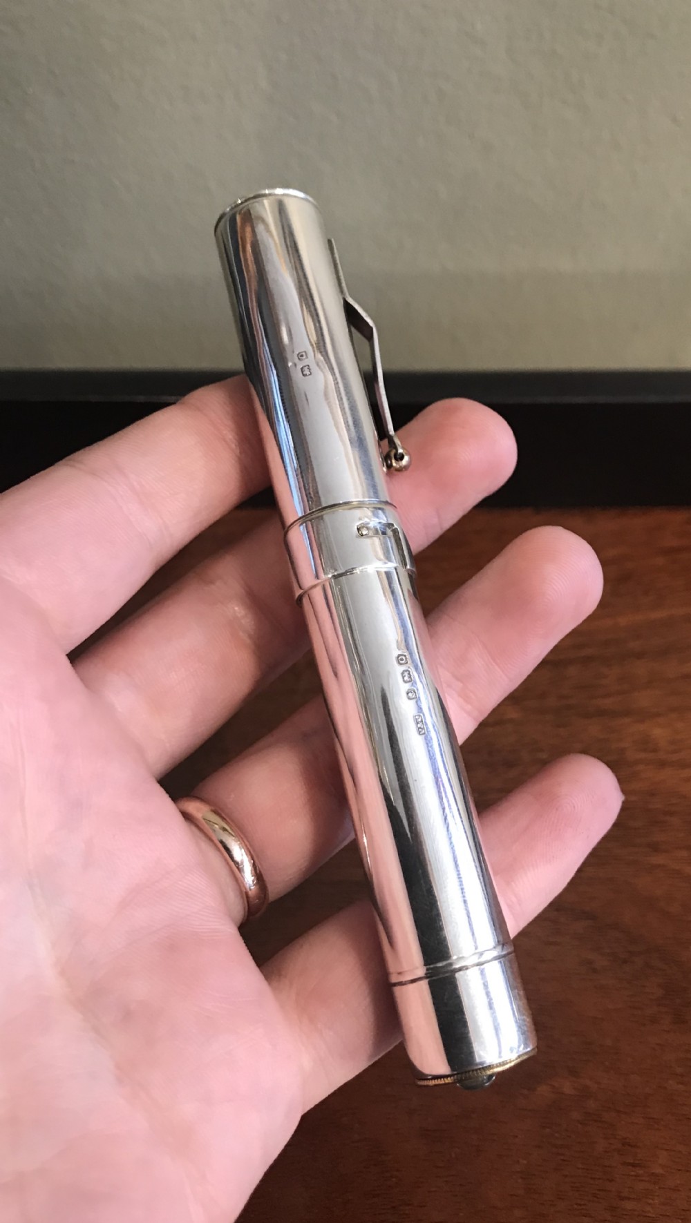 Rare Solid Silver Doctors Torch, 1940