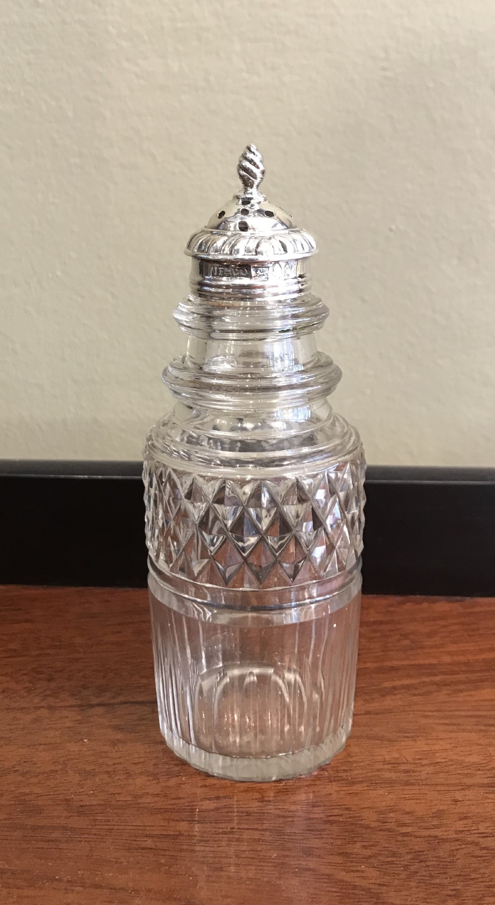 George III Silver topped bottle, 1821