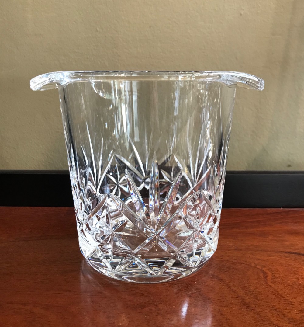 Good Cut Glass Wine Cooler Ice Bucket View II