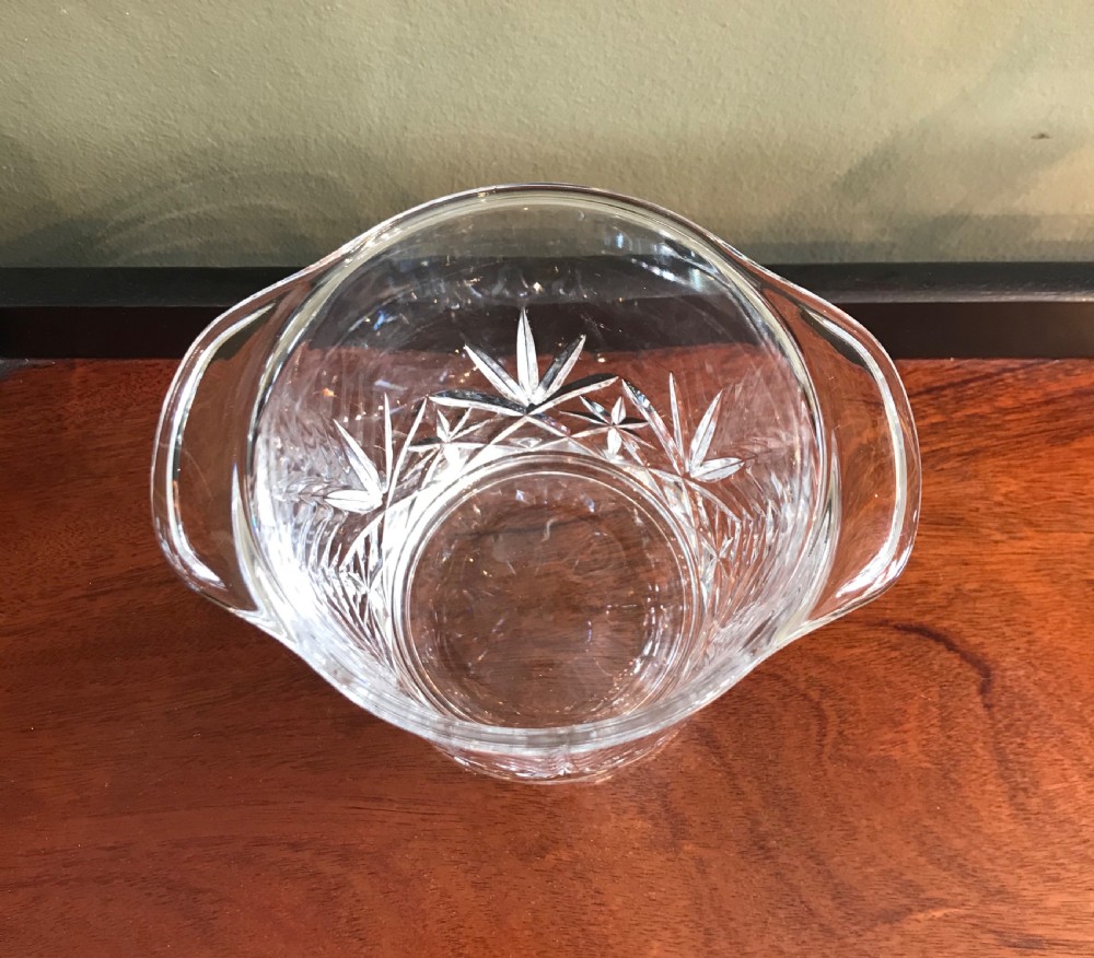 Good Cut Glass Wine Cooler Ice Bucket View III