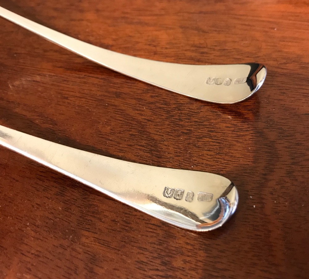 Pair of George III Scottish Silver Toddy Ladles View VI