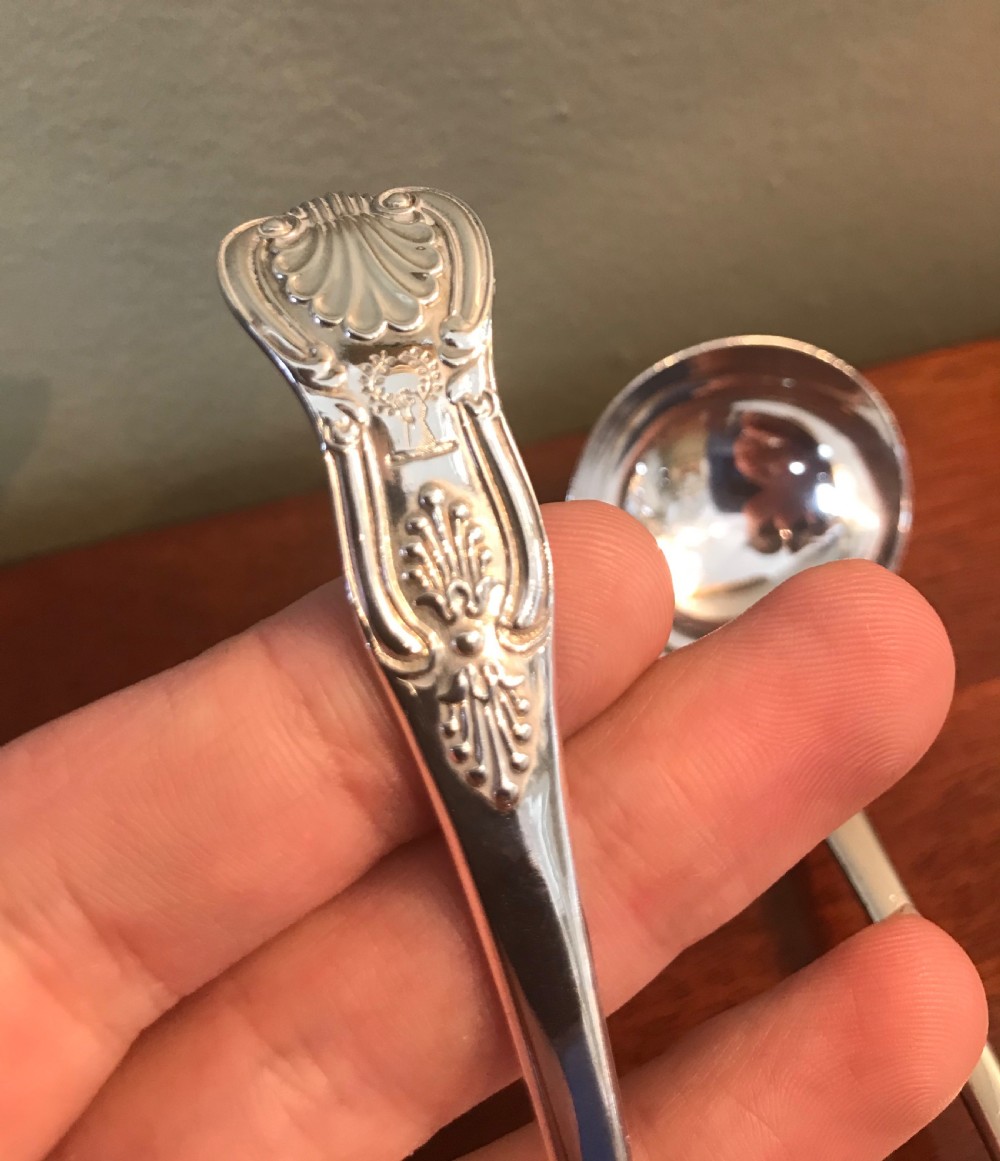 Quality Pair of Victorian Silver Toddy Ladles View IV