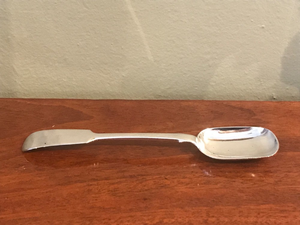 George IV silver ice cream server spoon