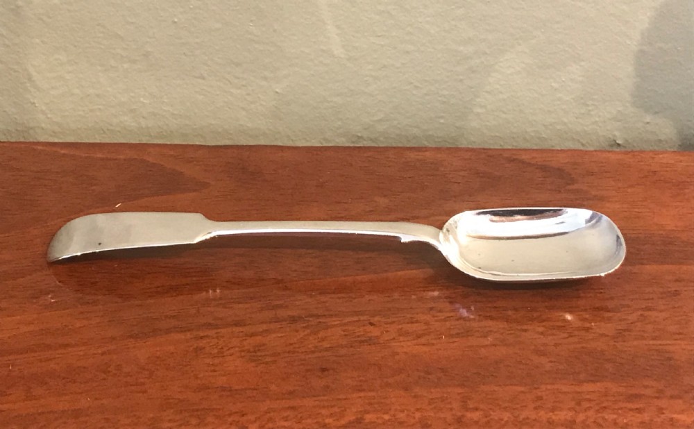 George IV silver ice cream server spoon View VI