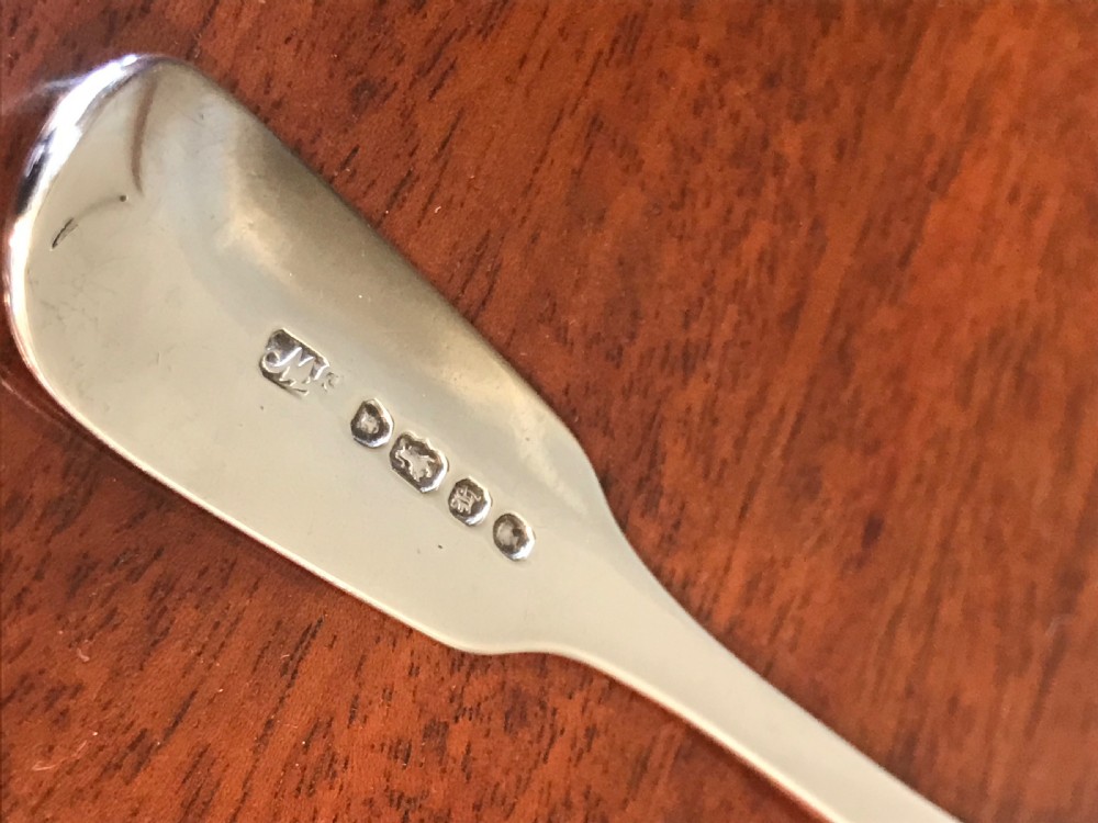 Victorian Silver Ice Cream Spoon View V