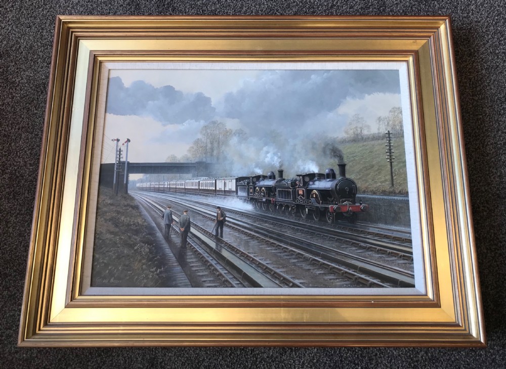 Gerald Broom, Railway Oil Painting View III