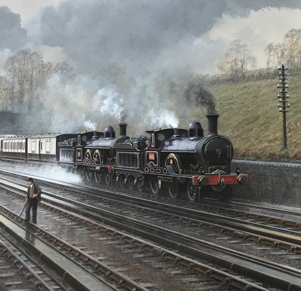 Gerald Broom, Railway Oil Painting View V