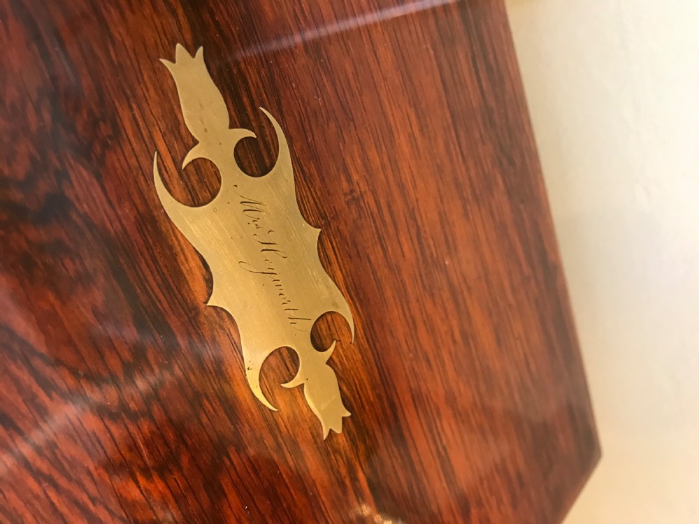 Quality Victorian Rosewood Vanity Case by Promoli & Hausburg View III